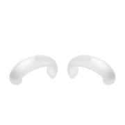 1 Pair  Controller Grip Anti-collision Silicone Ring for Meta Quest 2(Transparent)