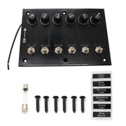 6 Groups Shake Switch AOS3045 Switch Panel Marine Retrofit Each With Independent Fuse Protection