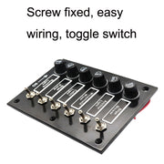 6 Groups Shake Switch AOS3045 Switch Panel Marine Retrofit Each With Independent Fuse Protection