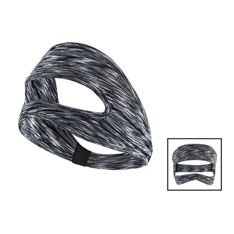 VR Glasses Head-mounted Breathable Sweat-proof Eye Mask(Black Gray)