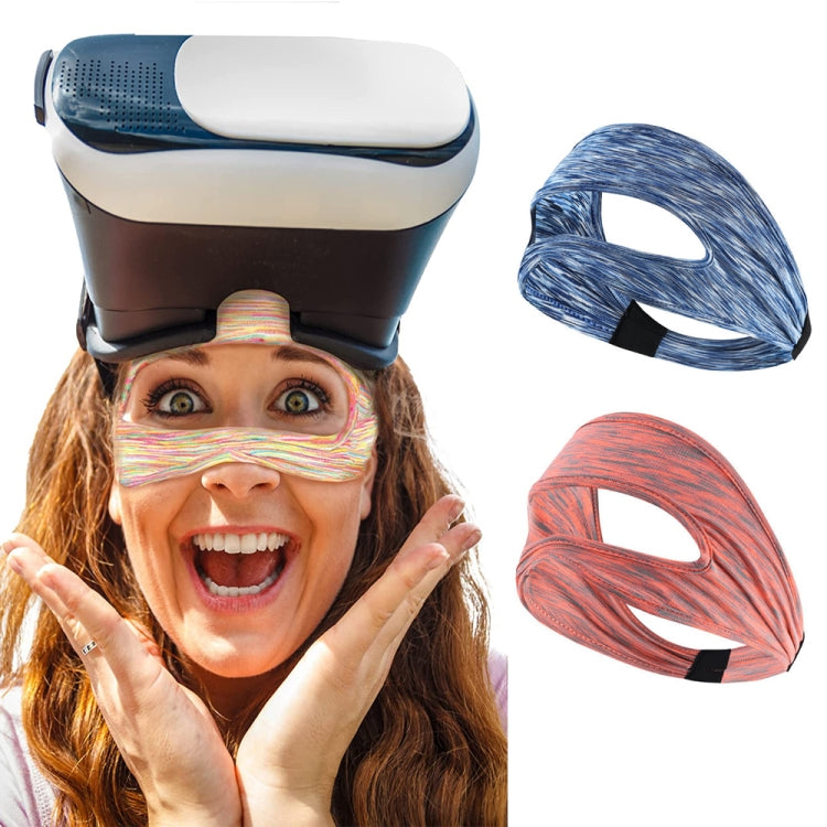 VR Glasses Head-mounted Breathable Sweat-proof Eye Mask(Colorful)