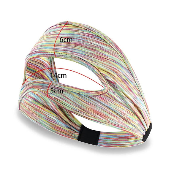 VR Glasses Head-mounted Breathable Sweat-proof Eye Mask(Colorful)