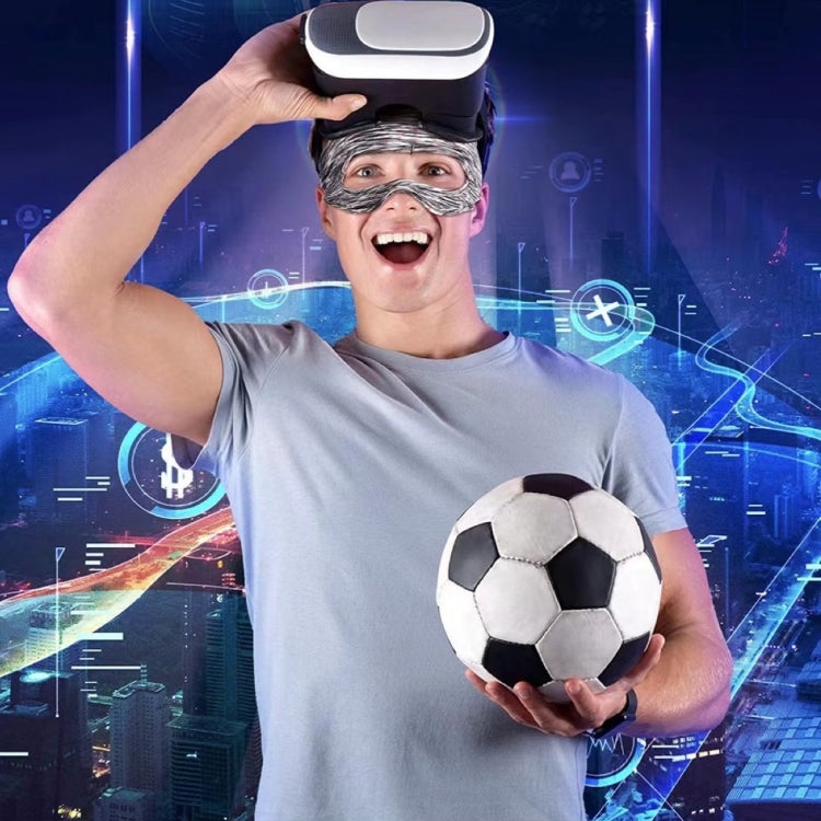 VR Glasses Head-mounted Breathable Sweat-proof Eye Mask(Navy)