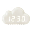 1966 Cute Cloud Shape Voice-activated LED Bedside Alarm Clock(White) - Novelty Clock by PMc TechLife | Online Shopping South Africa | PMc TechLife | Buy Now Pay Later Mobicred