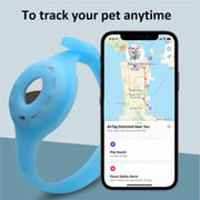 Pet Luminous Collar Locator Cover for Airtag, Specification: S(Luminous Pink)