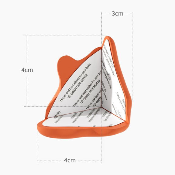 Baby Table Corner Anti-collision Silicone Protective Cover(Orange)