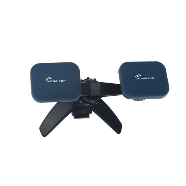 SUMITAP STH-S44Y Car Mobile Phone Double Head Magnetic Stand(Blue)