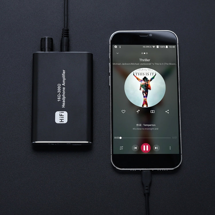 Portable Bass Adjustable Headphone Amplifier