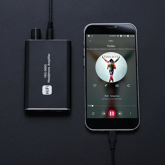 Portable Bass Adjustable Headphone Amplifier