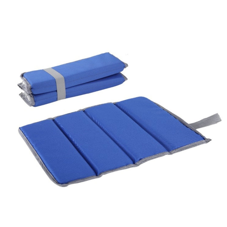 2 PCS Outdoor Water-resistant and Moisture-proof Foldable Picnic Cushion(Blue)