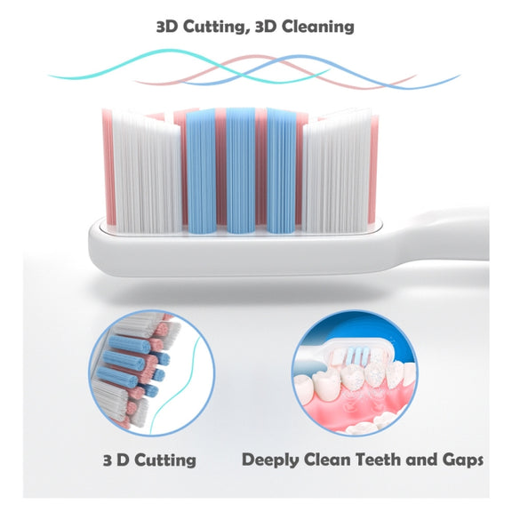 Toothbrush Head For Philips HX3/HX6/HX9 Series(Double Effect Black)