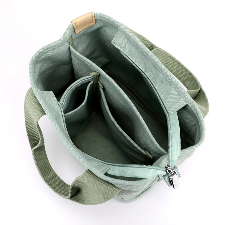 2110 Three-dimensional Multi-compartment Shoulder Bag Handbag(Navy Blue)