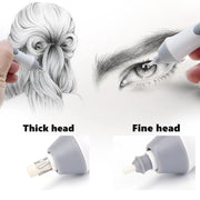 Tenwin 8302 Adjustable Electric Eraser With Rubber Refills For Sketch Drawing Erasing(White)