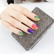22 Fingers Shiny Onion Powder Starry Water-resistant Nail Sticker(ZX-3022)