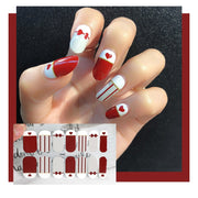 10 PCS 3D Hot Stamping Water-resistant Nail Art Sticker(Z/A088)