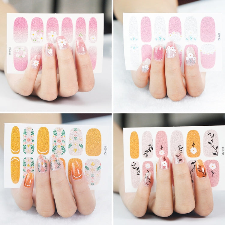 10 PCS 3D Hot Stamping Water-resistant Nail Art Sticker(Z/A109)