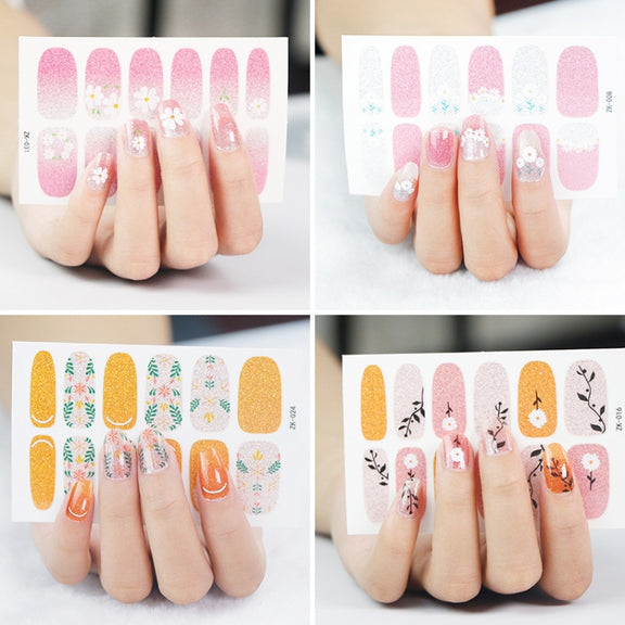 10 PCS 3D Hot Stamping Water-resistant Nail Art Sticker(Z/A111)