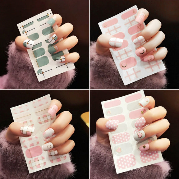 10 PCS 3D Hot Stamping Water-resistant Nail Art Sticker(Z/A092)