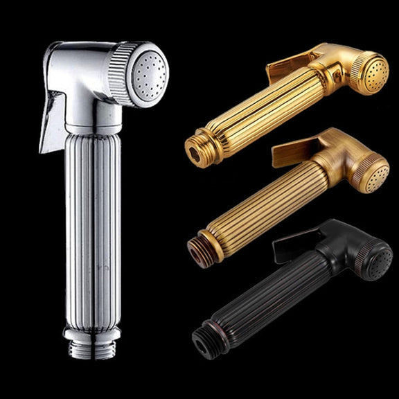 Multifunctional Wome Washers Pressure With Water Stop Woman Wash Nozzle, Style: Black Antique