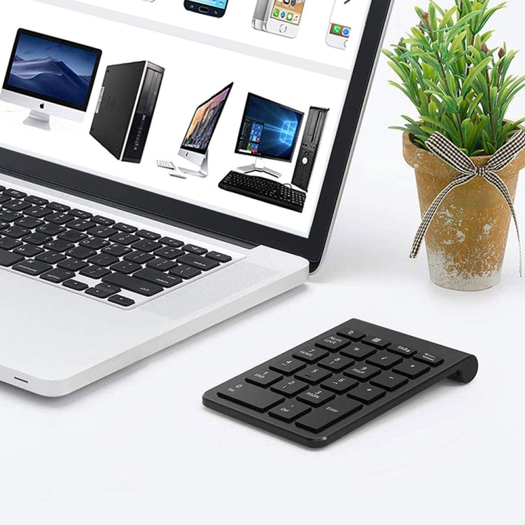 BT304 22 Keys Laptop Mini Wireless Keyboard, Spec: Bluetooth (Gold)