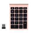 BT304 22 Keys Laptop Mini Wireless Keyboard, Spec: 2.4G (Gold) - Wireless Keyboard by PMC TechLife | Online Shopping South Africa | PMC TechLife | Buy Now Pay Later Mobicred