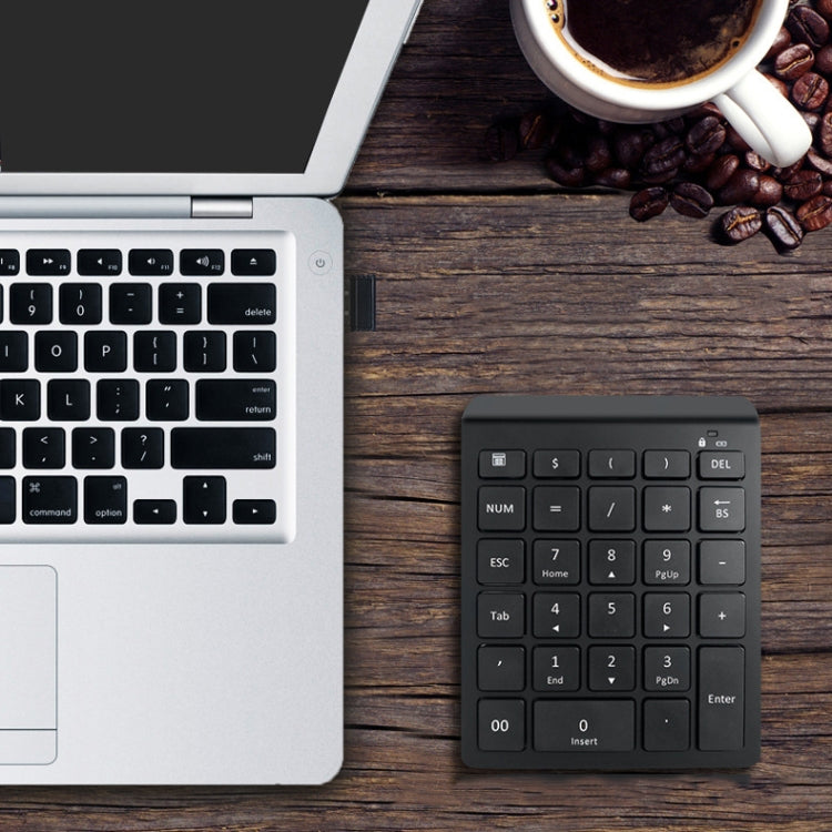 BT302 28 Keys Laptop Mini Wireless Keyboard, Spec: 2.4G (Gray)
