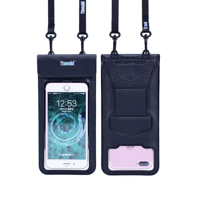 Tteoobl  30m Underwater Mobile Phone Water-resistant Bag, Size: Small(Black)