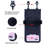 Tteoobl  30m Underwater Mobile Phone Water-resistant Bag, Size: Small(Blue)