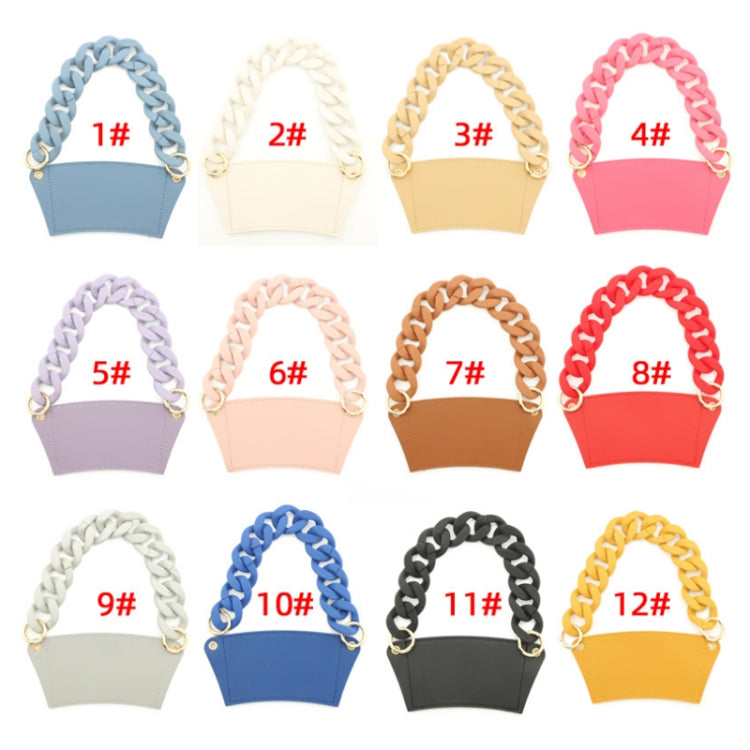 Phone Case Plastic Bracelet DIY Bag Carry Strap Cup Sleeve(Rose Red)