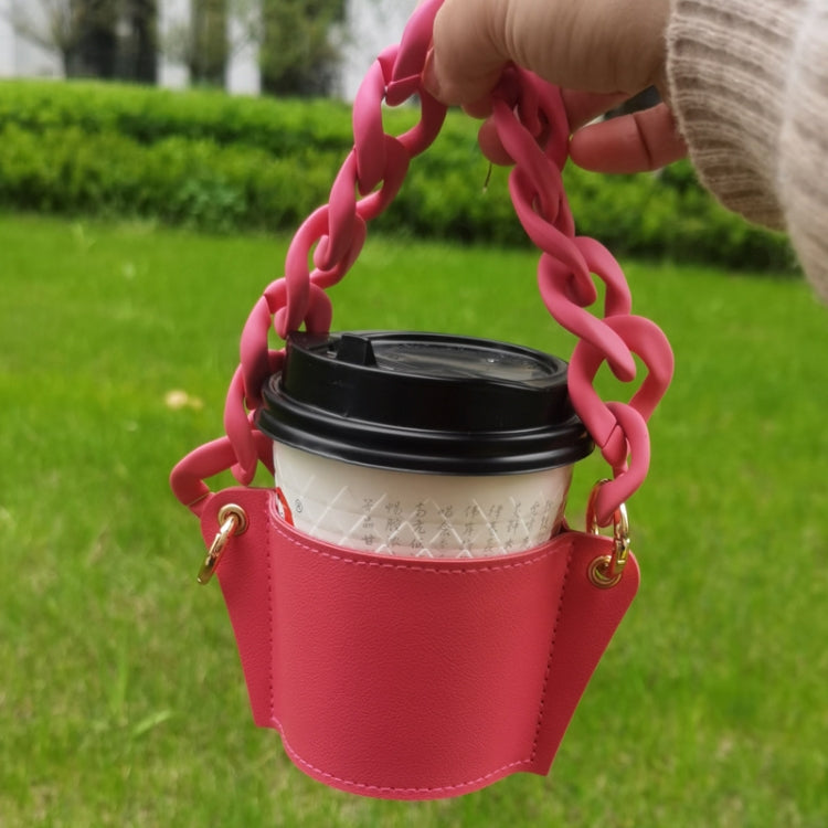 Phone Case Plastic Bracelet DIY Bag Carry Strap Cup Sleeve(Black)