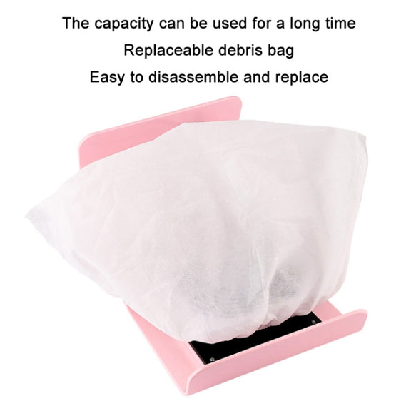 40W Nail Art Vacuum Cleaner Dust Collector, Specification: US Plug (White)