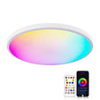 RGBCW Smart Graffiti App Voice Ceiling Light, Voltage: US Standard 110V-130V(White Frame) - Smart Light Bulbs by PMC TechLife | Online Shopping South Africa | PMC TechLife | Buy Now Pay Later Mobicred