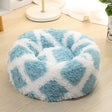 Long-haired Round Pet Kennel Warm Pet Bed, Specification: 60cm(Blue) - Pet Houses & Accessories by PMC TechLife | Online Shopping South Africa | PMC TechLife | Buy Now Pay Later Mobicred