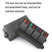 TF008-10 12V 5Pin Relay Car RV Radiography Sound Modified Electromagnetic Insurance Box