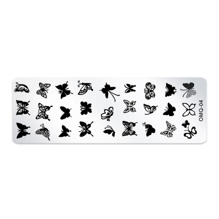 5 PCS Nail Art Print Template Nail Art Tools(OMQ-04)