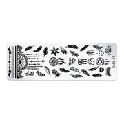 5 PCS Nail Art Print Template Nail Art Tools(OMQ-07)
