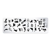 5 PCS Nail Art Print Template Nail Art Tools(OMQ-11)