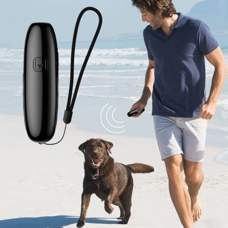 UB100 Ultrasonic Trainer Barking Device Handheld Portable Driving Artifact(Black)