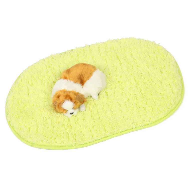Pet Deep Sleep Plush Pad Pet Bed, Specification: 80x120cm(Matcha Green)