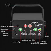T10 Voice-Controlled Mini Stage Laser Light Atmosphere Light With Remote Control