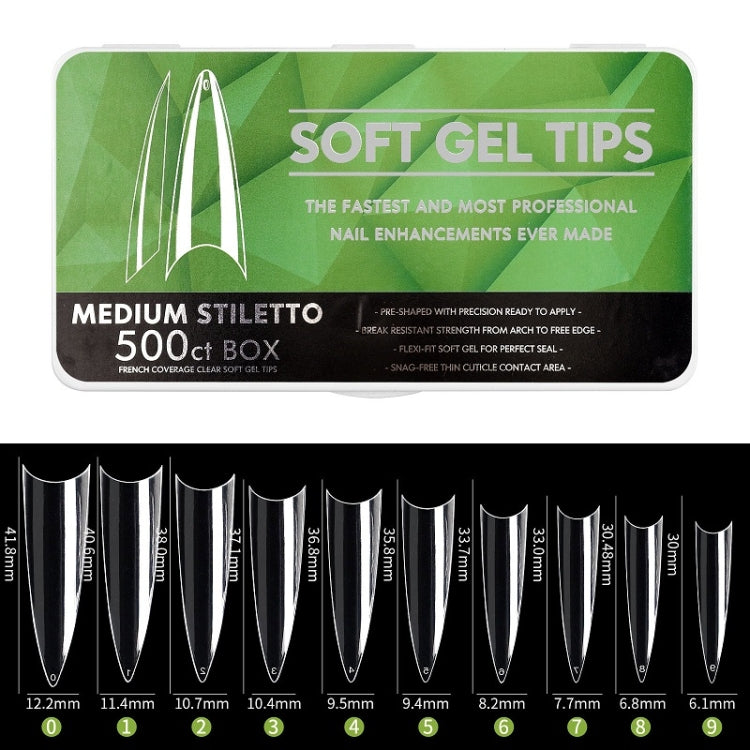 Scratch-free Ultra-thin Seamless Manicure Nail Plate, Shape: 13 Ghost Spike Armor