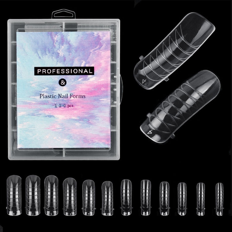 2 Boxes Nail Crystal Rapid Light Therapy Extension Nail Model, Shape: 120 PCS 04