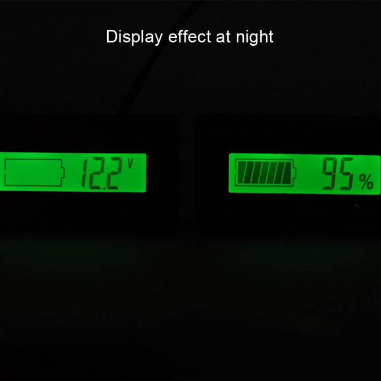L6133 LCD Electric Motorcycle Power Display, Style: Internal Green Backlight