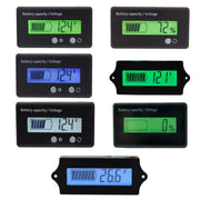 L6133 LCD Electric Motorcycle Power Display, Style: Single Button Green Backlight