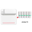 C19 200DPI Student Homework Printer Bluetooth Inkless Pocket Printer Pink Sticker x 5 - Receipt Printers by PMC TechLife | Online Shopping South Africa | PMC TechLife | Buy Now Pay Later Mobicred