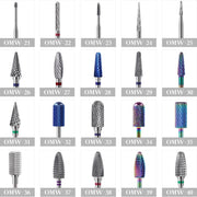 Tungsten Steel Nail Polishing And Polishing Head Nail Art Tools(OMW-35)
