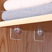 4pcs /Set Simple Firm Load Bearing Wardrobe Layered Partition Bracket, Size: Large 7cm