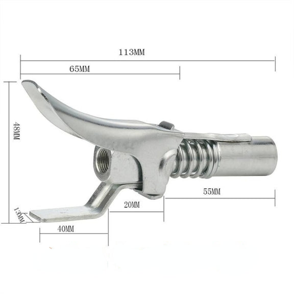 10000PSI Grease Coupler Coupling End Fitting 1/8 Inch NPT Adapter Connector ,Style: Plastic Shell Package