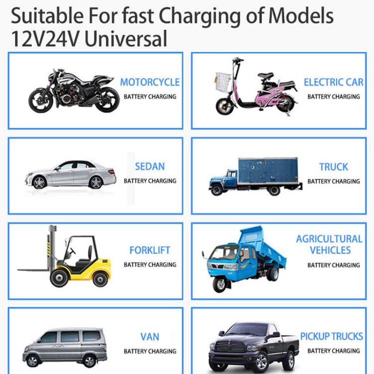 ANJING AJ-618E Battery Charger Car Battery Repairer, Model: EU Plug