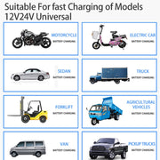 ANJING AJ-618E Battery Charger Car Battery Repairer, Model: US Plug